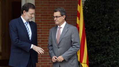 Mariano Rajoy y Artur Mas, en septiembre de 2012.
