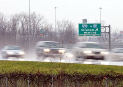 Imagen de la carretera interestatal 270 de Ohio, alrededor de la cual se han producido los ataques.