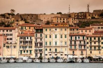 Portoferraio desde el mar.