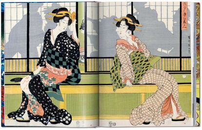 Páginas de 'Japanese Woodblock Prints', de Taschen.