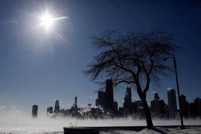 El lago Michigan en Chicago.