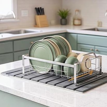 Artículo de EL PAÍS Escaparate que describe las ventajas de uso de una alfombra de diatomita para el fregadero