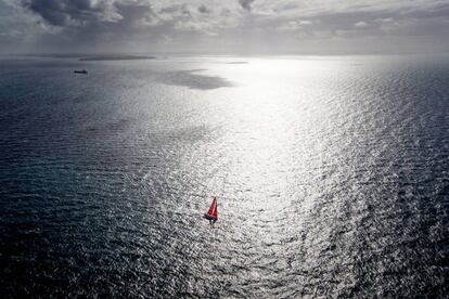 El Mapfre, durante la 7ª etapa de la Volvo Ocean Race.