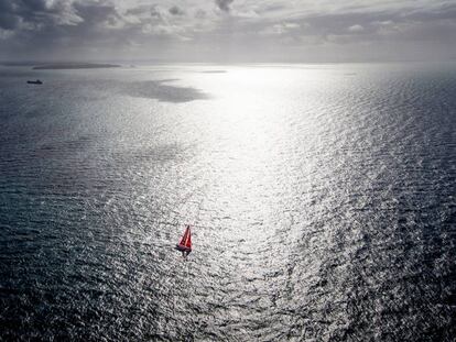 El Mapfre, durante la 7ª etapa de la Volvo Ocean Race.