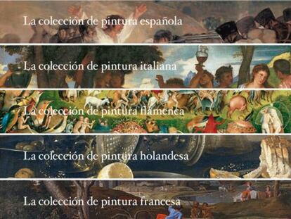 Detalle de uno de los menús de la aplicación del Museo del Prado.