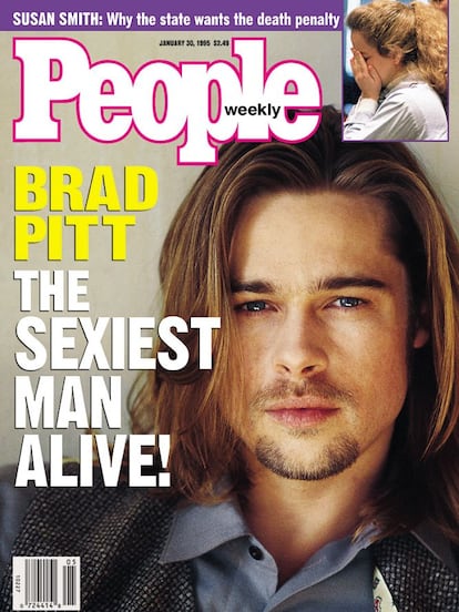 Brad Pitt apareceu na capa da edição de 1995.