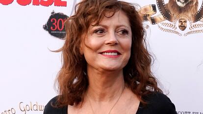 Susan Sarandon en la celebración del 30º aniversario de la película 'Thelma y Louise', el 18 de junio de 2021.