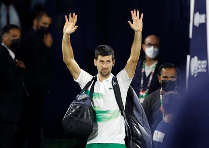 Djokovic se despide este jueves de los aficionados de Dubái.