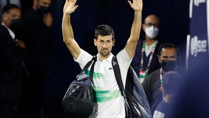 Djokovic se despide este jueves de los aficionados de Dubái.