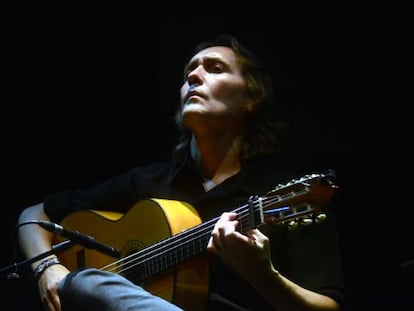 El guitarrista Vicente Amigo, durante su actuación.