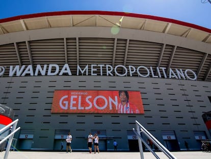 El estadio Wanda Metropolitano de Madrid. 