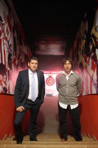 El presidente Joaquim Boadas y el secretario técnico Sergi Raset.