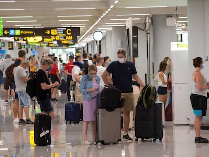 Terminal de llegadas del aeropuerto de Palma.