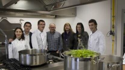 Un momento de la presentación de la jornada de gastronomía vasca en la Berlinale.