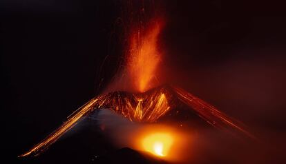 erupción del volcán de Cumbre Vieja