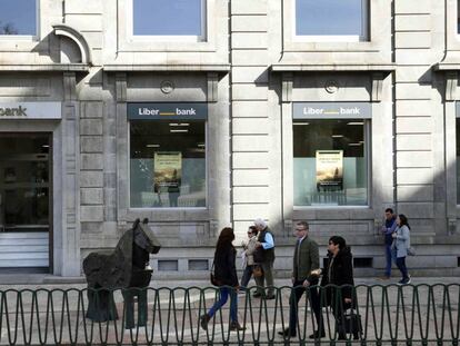 Oficina central de Liberbank en Oviedo.