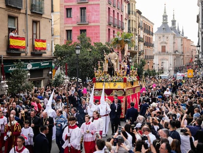 Procesión de 'Nuestro Padre Jesús del Amor, La Borriquita' este Domingo de Ramos en Madrid.