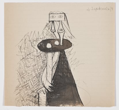 'Autorretrato con pechos cortados' (1939).