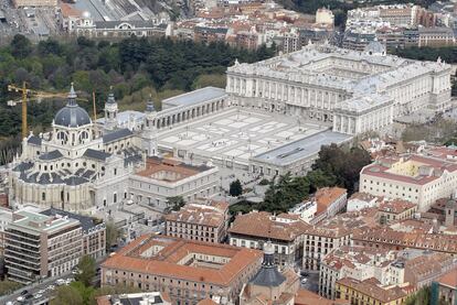 La Catedral de la Almudena y el Palacio Real
