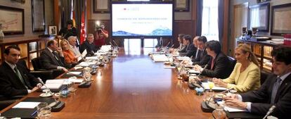 Reunión del Consejo de Administración del Canal de Isabel II el pasado viernes.