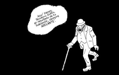Una de las ilustraciones del cómic ‘Marianela’.
