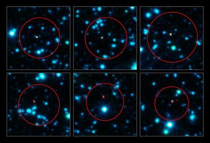 Galaxias de intensa formaci&oacute;n estelar en el universo primitivo descubiertas con el radiotelescopio ALMA.