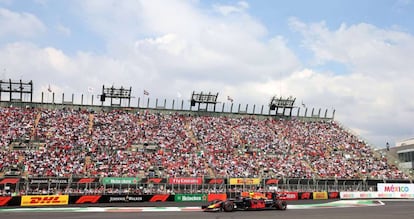 Verstappen, en el Gran Premio de México.