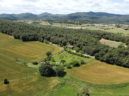 Vista aérea de Mas Flor.