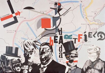 Equipo Cr&oacute;nica. &#039;Heartfield Lissitzky&#039;, &#039;collage&#039; de 1973.