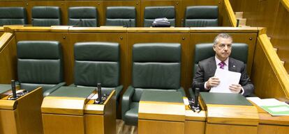 El lehendakari, I&ntilde;igo Urkullu, en el Parlamento Vasco.