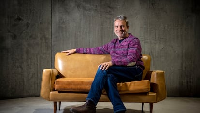 El actor y director Alberto San Juan, en el teatro Valle-Inclán de Madrid.