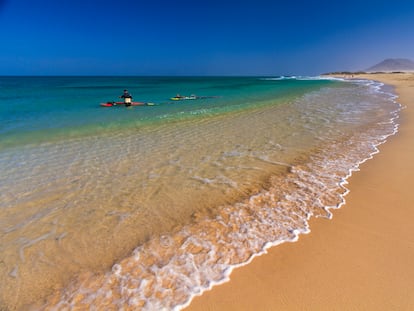 Playas de Corralejo, en Fuerteventura.