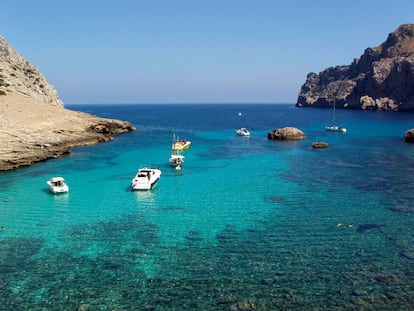 Cala Figuera, en Pollença (Mallorca).