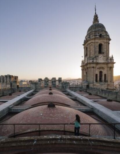 La cubierta de la catedral de Málaga.