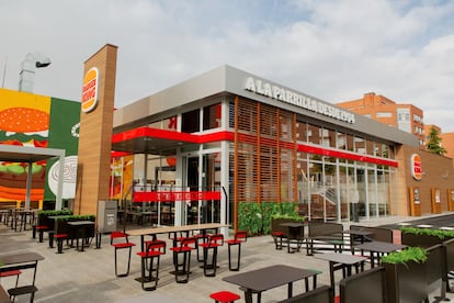 Exterior de un restaurante Burger King