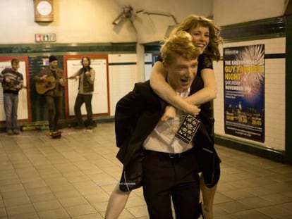 Domnhall Gleeson y Rachel McAdams, en &#039;Una cuesti&oacute;n de tiempo&#039;.