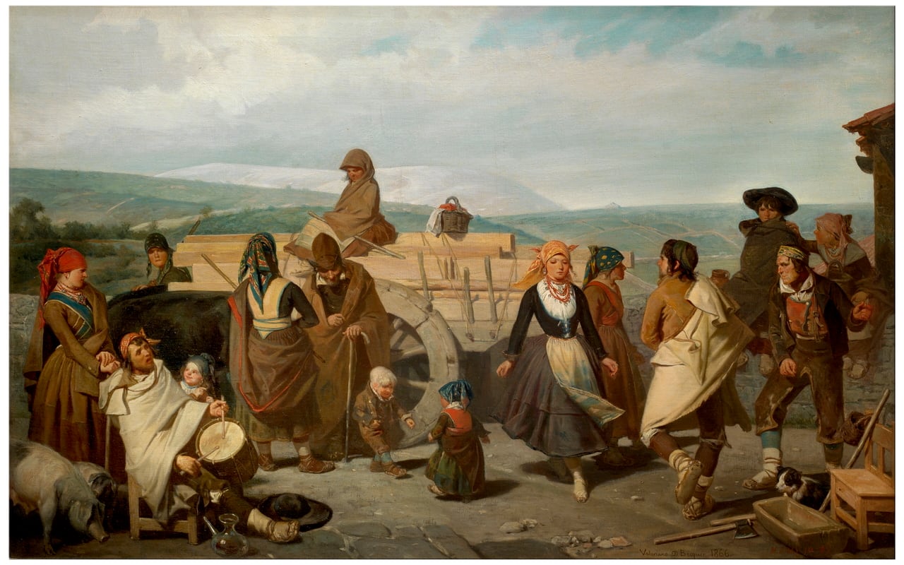 El Prado reúne las pinturas donde Valeriano D. Bécquer retrató las costumbres por provincias