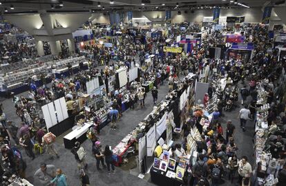 Vista general de unos de los espacios donde se desarolla el Comic-Con 2019.