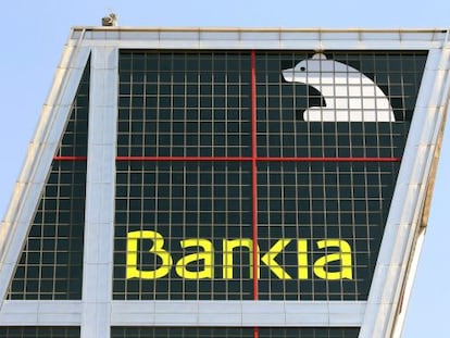 La sede principal de Bankia, en Madrid.