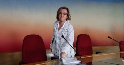 La portavoz del PSOE en el Ayuntamiento de Madrid, Purificación Causapié.