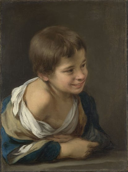 'Niño riendo' (1670-1675). Esta obra, que se encuentra en la National Gallery de Londres, pertenece a la sección Pintura de género.