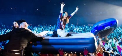 Imagen de la fiesta de Halloween en el Madrid Arena.