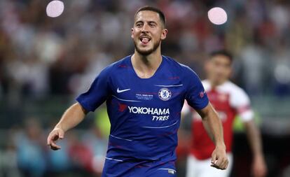 Hazard, tras marcar al Arsenal.