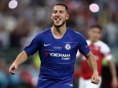 Hazard, tras marcar al Arsenal.