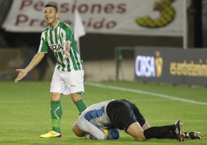 Rubén Castro, en un partido con el Betis.