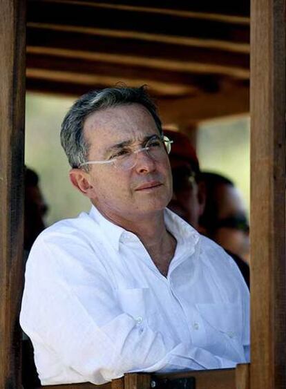 El presidente Álvaro Uribe, el pasado 15 de enero.