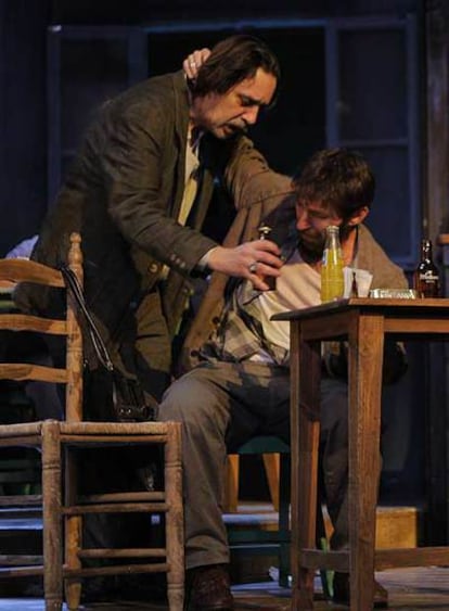 Ensayo de <i>La taberna fantástica</i> de Alfonso Sastre, en una producción del Centro Dramático Nacional en 2008 dirigida por Gerardo Malla.