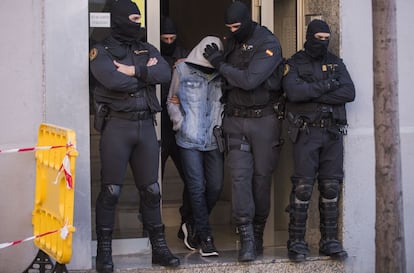 Operación de la Guardia Civil contra sospechosos de yihadismo, meses atrás.