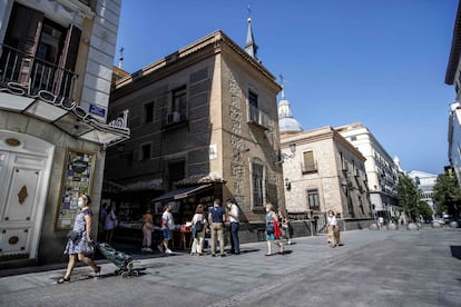 Calle del Arenal de Madrid tras las obras de reforma, el pasado julio.