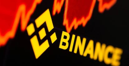 Logotipo de Binance.